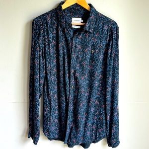 Mens Farah button down dress shirt Large